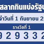 ผลสลากกินแบ่งรัฐบาล1/11/65